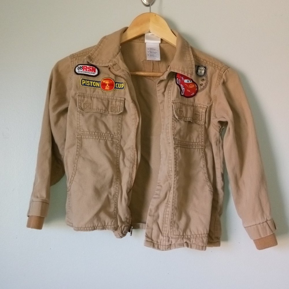 Vintage DISNEY CARS Light Brown Jacket